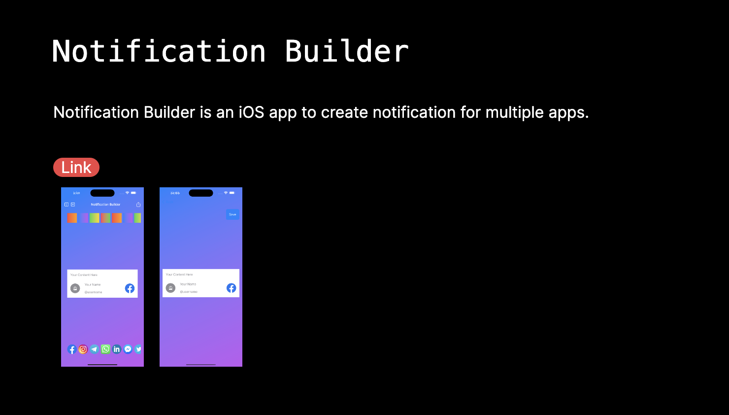 Notification Builder()