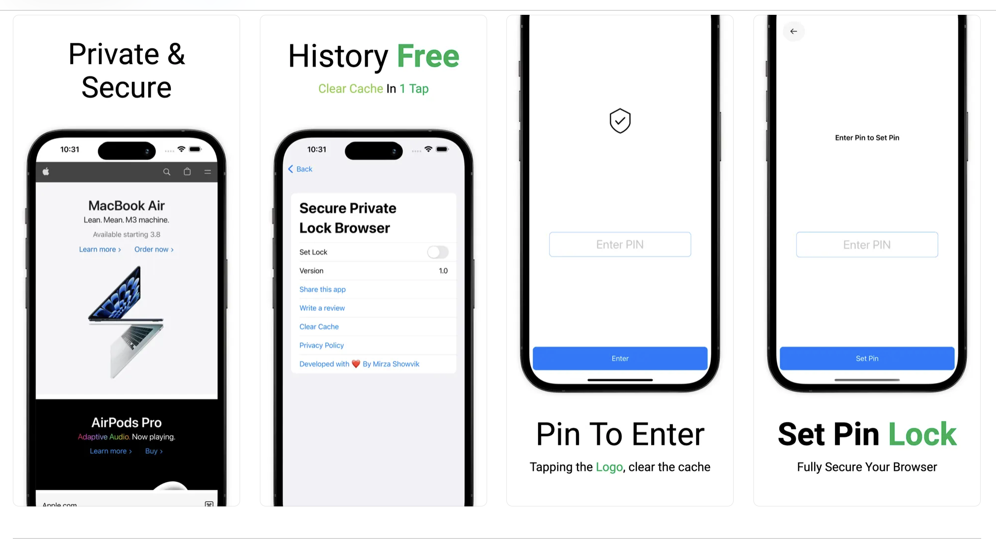 Secure Private Lock Browser()
